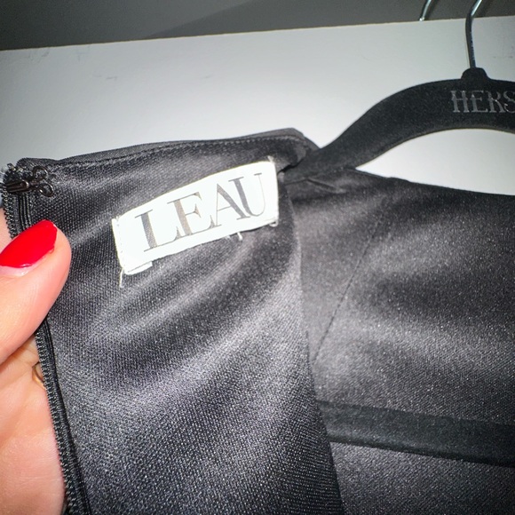 COTE CAP SLEEVE POCKET MINI DRESS - BLACK - Picture 4 of 4